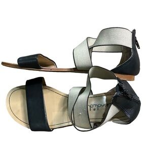 Splendid Congo Elastic Flat Sandal Size 6.5 Resort Beach Coastal Bloomingdale’s